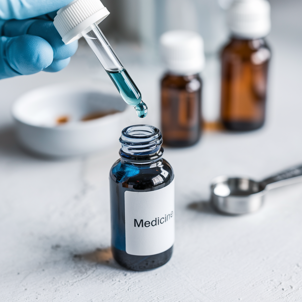 Medicatie met droplet