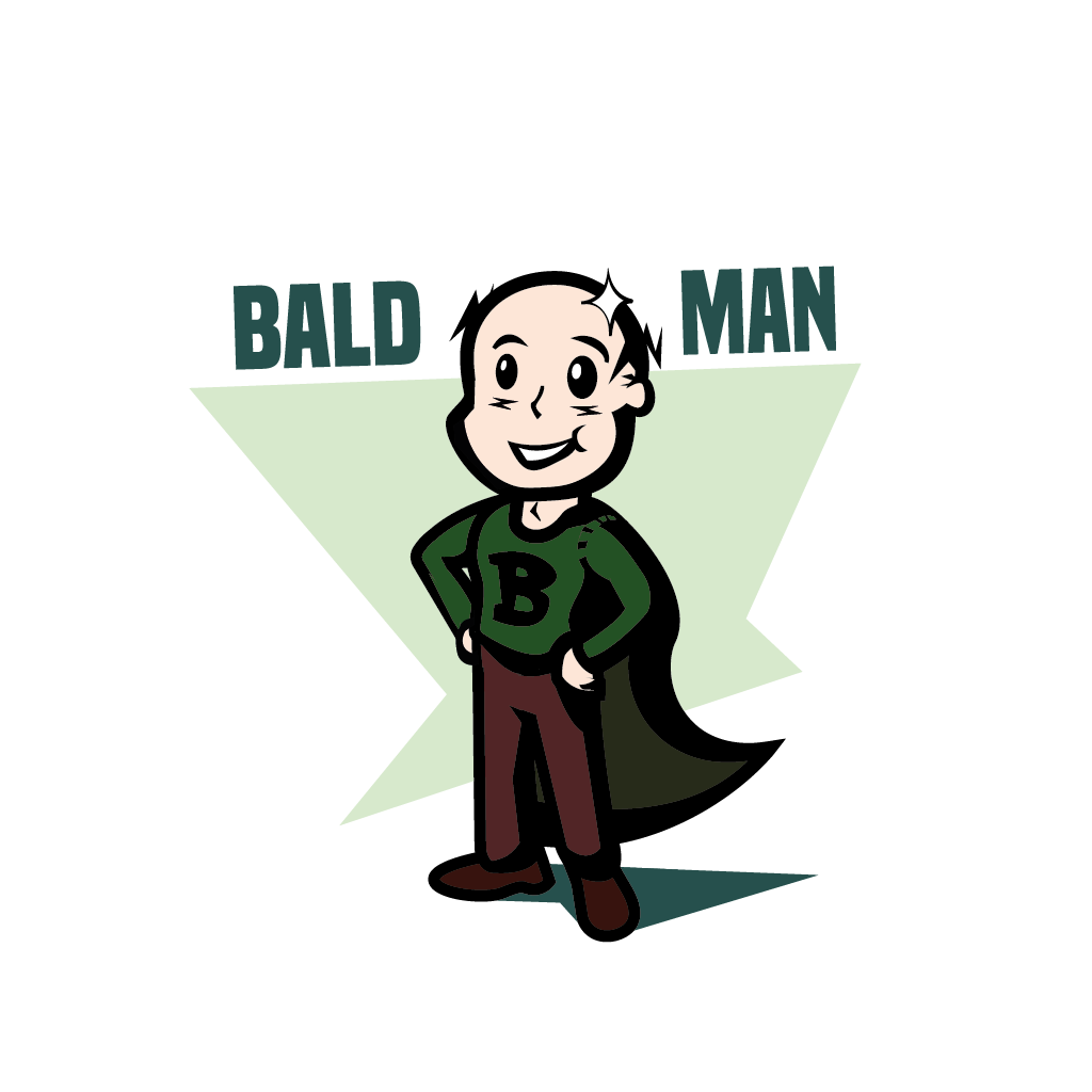 Cartoon Bald Man