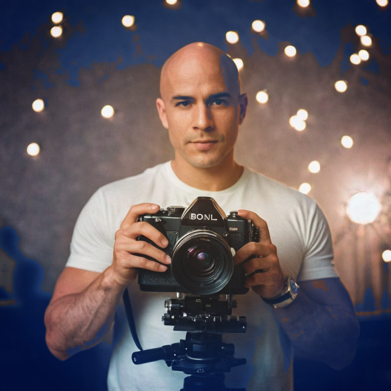 Selfy proud and bald